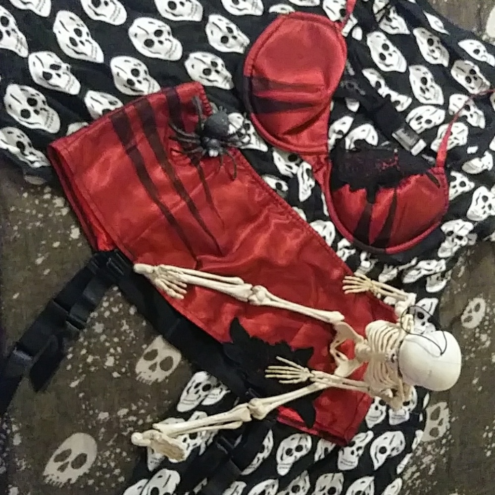 Bra and Garter Set